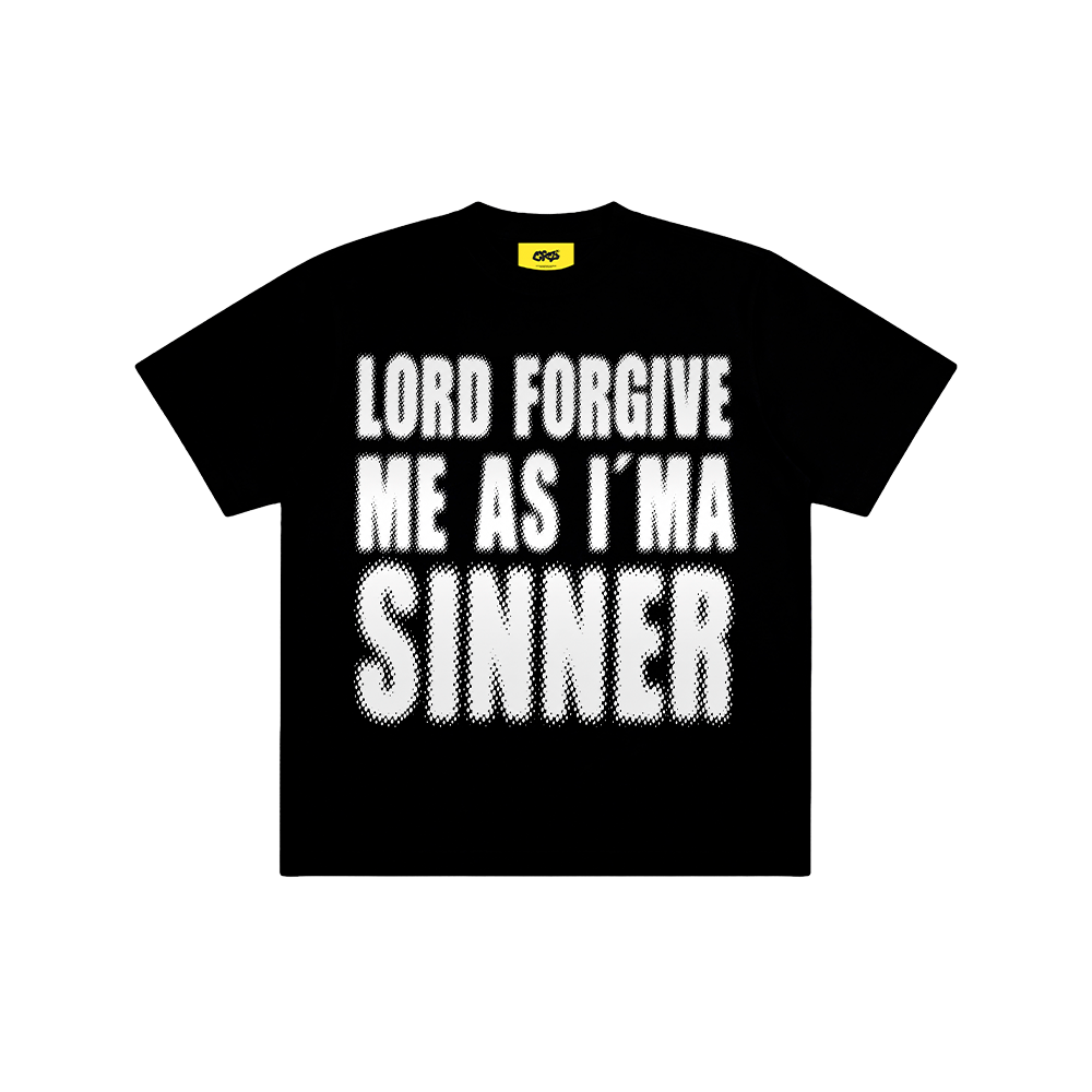 SINNER SILVER T-SHIRT